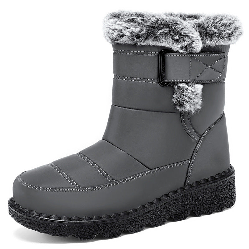 Botte Femme de Neige – Doublure Polaire et Cheville Rembourrée