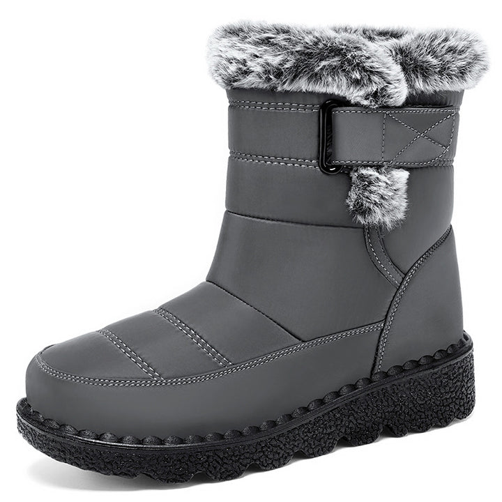 Botte Femme de Neige – Doublure Polaire et Cheville Rembourrée