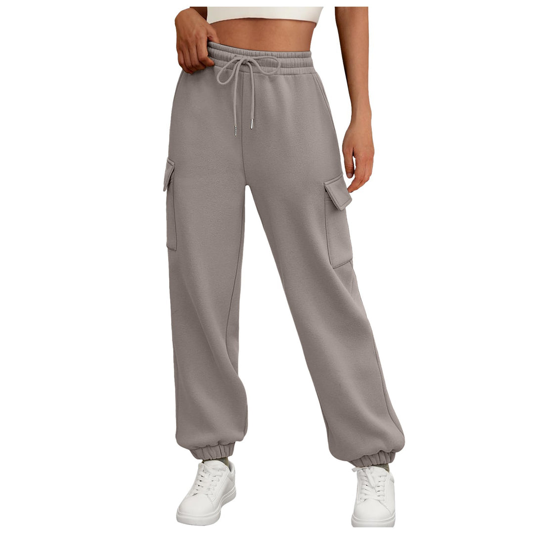 Pantalon Cargo Jogger Femme – Coupe Décontractée Doublée Polaire