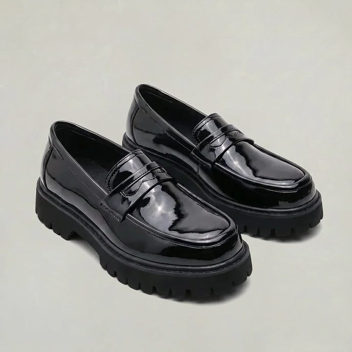 Mocassins Homme à Semelle Plateforme – Gain de Hauteur Moderne