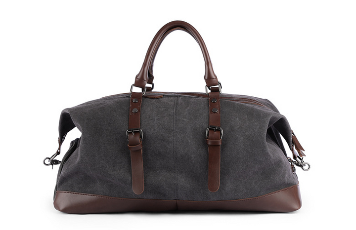 Borsa a tracolla da uomo in tela – Grande borsa da viaggio a spalla