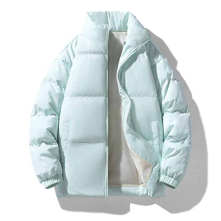 Veste Homme Matelassé Col Montant – Isolation Épaisse