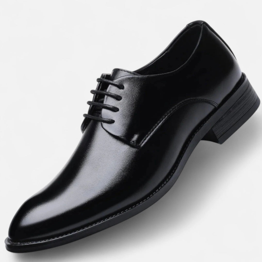 Derby-Herrenschuhe aus Rindsleder – klassische Schnürsenkel und Komfort