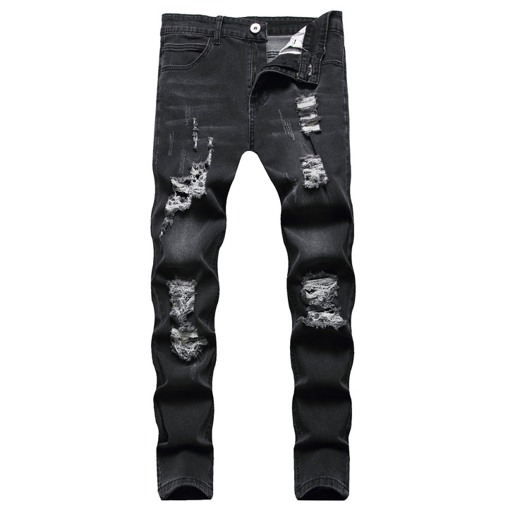 Slim fit-jeans til mænd i bomuld – strækbar pencil fit