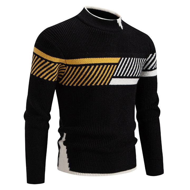 Pull Homme Maille Modal – Coupe Décontractée Épaissie
