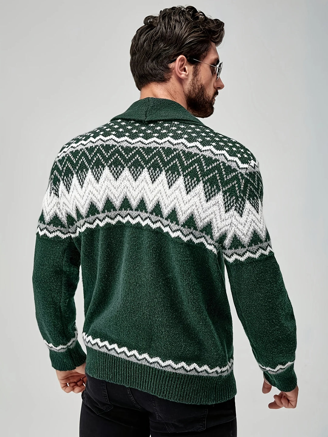 Cardigan Homme Tricoté – Boutonnage Classique, Coupe Décontractée
