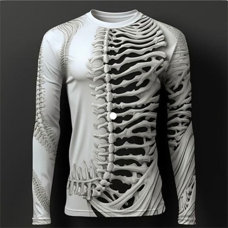 Schmal geschnittenes Herren-Hemd mit langen Ärmeln – Leichter Pullover im modernen Stil