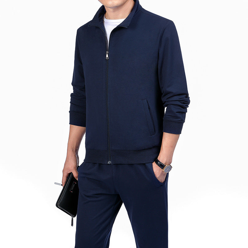 Ensemble Deux Pièces Homme – Veste Zippée Col Montant &amp; Jogger