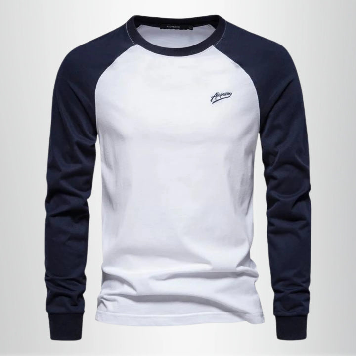 Herren-T-Shirt aus Baumwolle – Raglanärmel, minimalistischer Stil