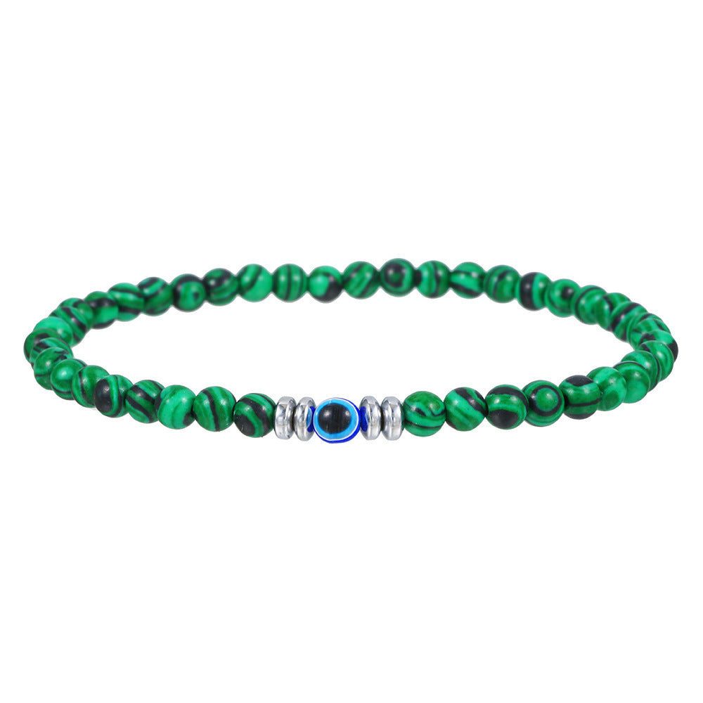Bracelet Oeil du Diable Perles – Bijou Symbolique Couple