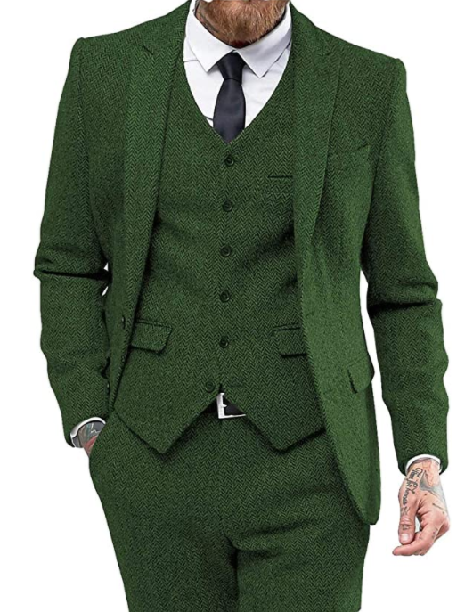 Pánský třídílný oblek – klasický krejčovský Set
