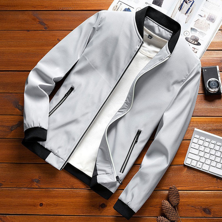 Herren-Bomberjacke – Moderne strukturierte Passform