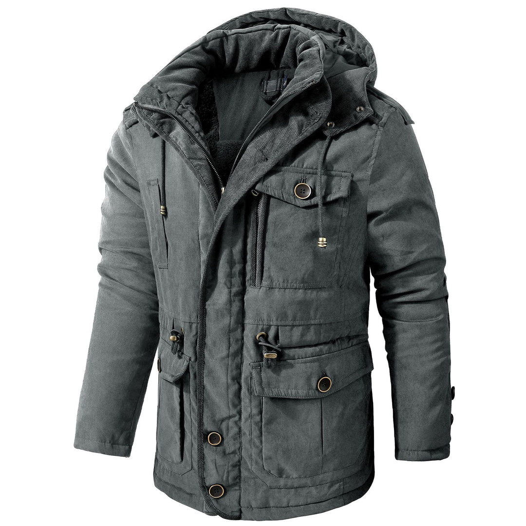 Veste Homme mi-longue doublée polaire – Confort et chaleur
