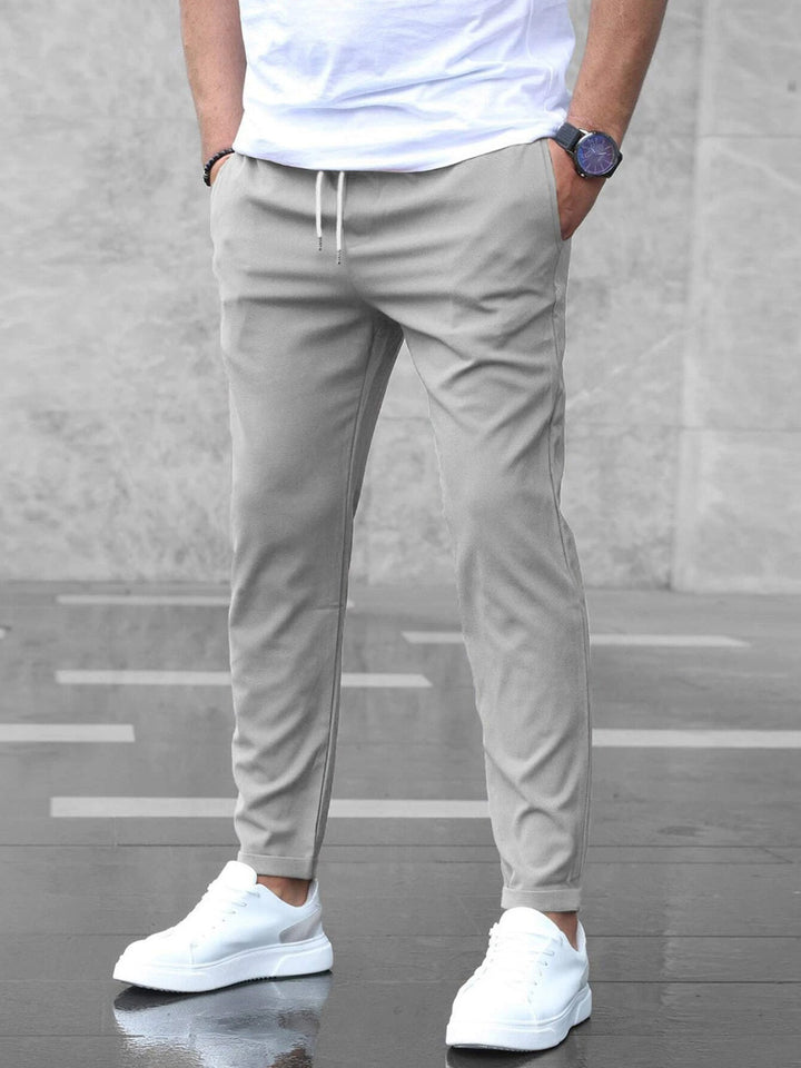 Pantalon Jogger Homme Slim Fit – Taille Mi-haute Cordon Réglable