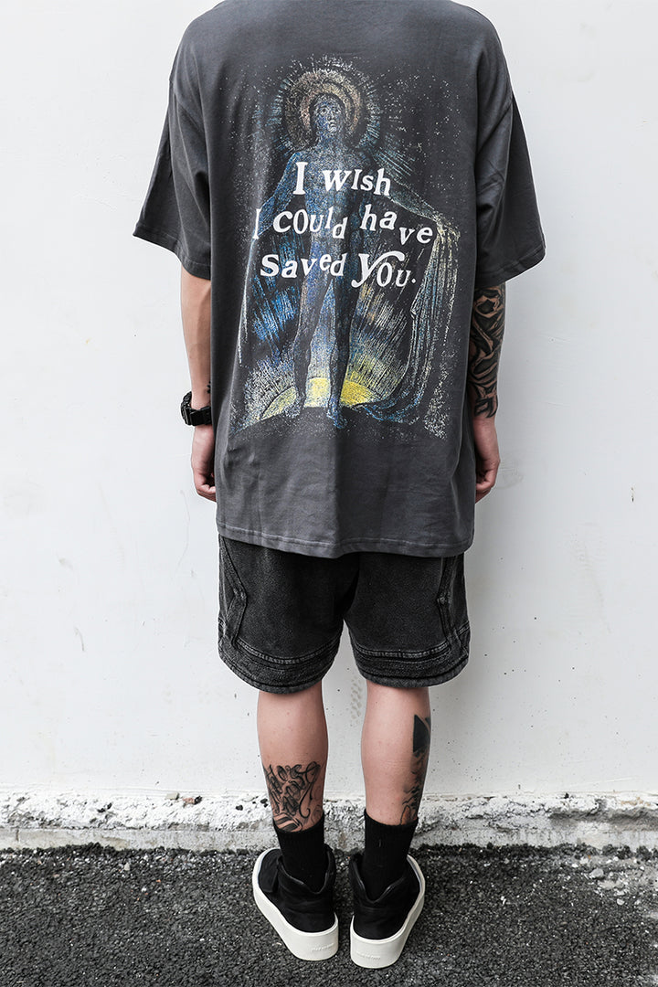 Heren-T-shirt van katoen – Grafisch motief en casual pasvorm