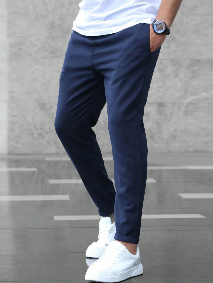 Pantalon Jogger Homme Slim Fit – Taille Mi-haute Cordon Réglable