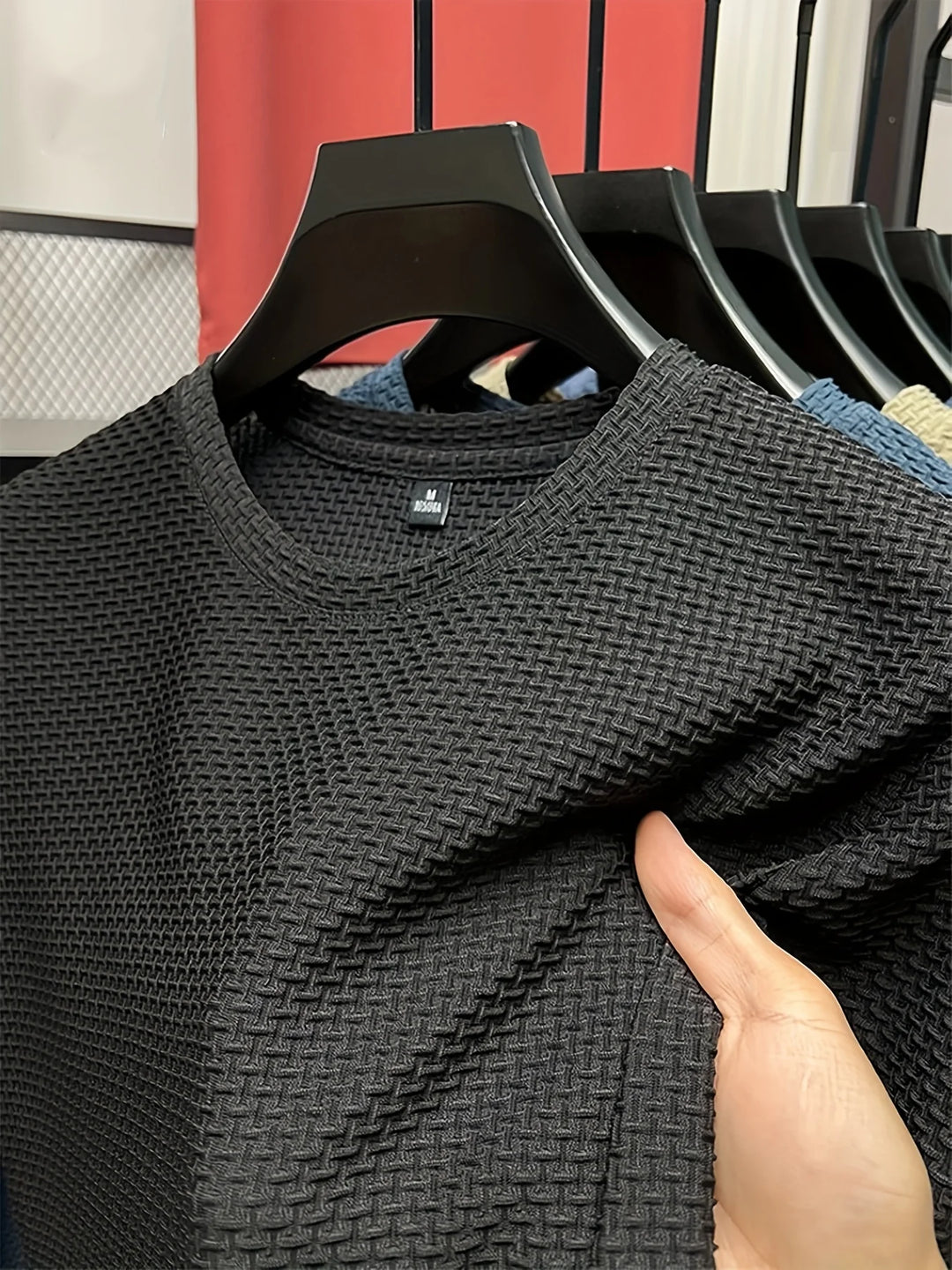 Herrenhemd aus Eisseide – Slim-Fit-Pullover-Stil