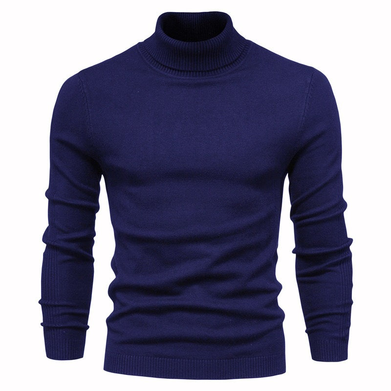 Herren-Rollkragenpullover – elegante Slim-Fit-Strickwaren