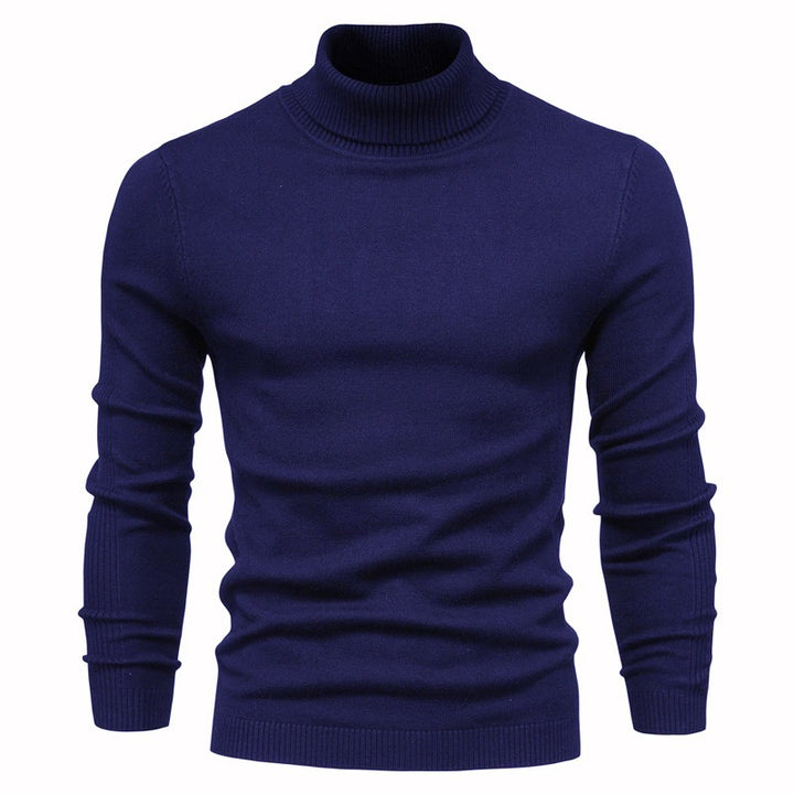 Herren-Rollkragenpullover – elegante Slim-Fit-Strickwaren