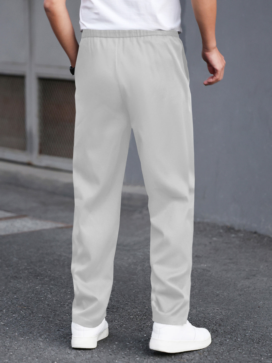 Lässige Herren Hose – Weite Passform mit mittlerer Taille