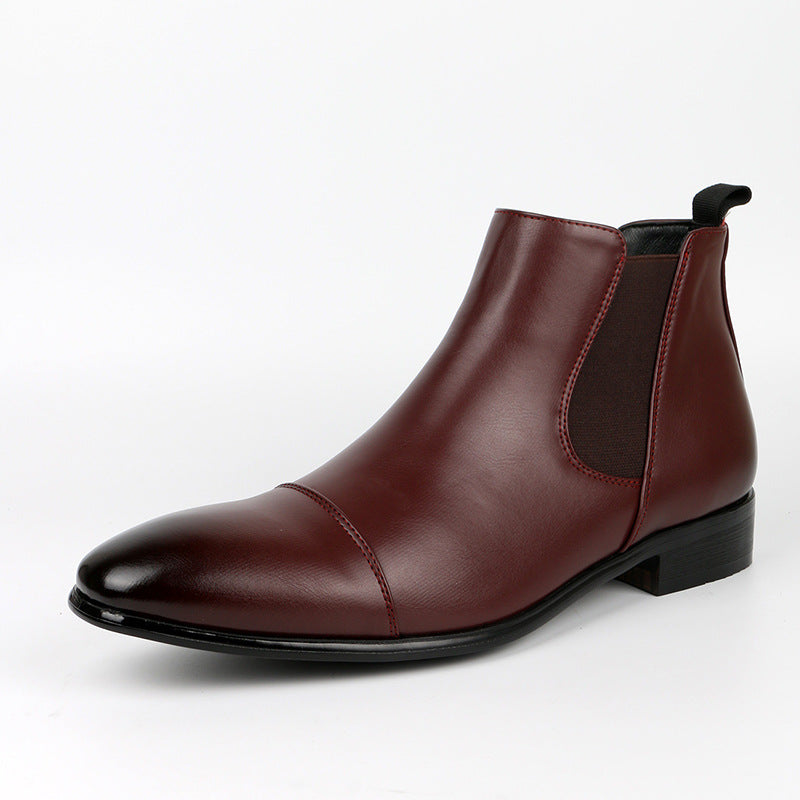 Bottes Chelsea Homme – Bout Carré Retro et Talon Bas