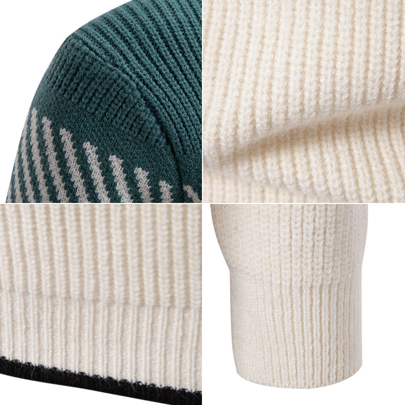 Pull Homme Maille Modal – Coupe Décontractée Épaissie