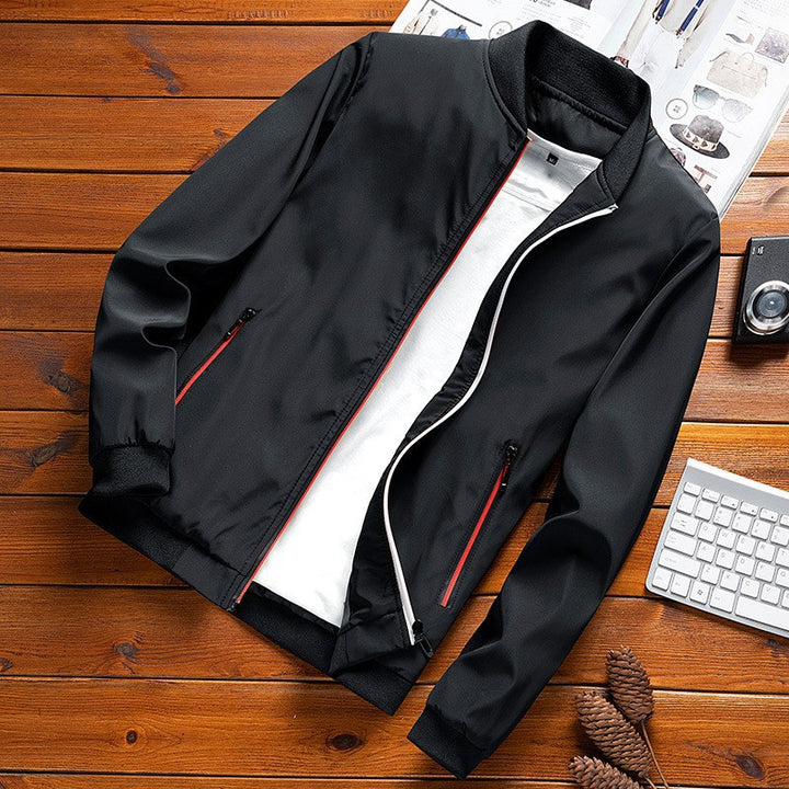 Herren-Bomberjacke – Moderne strukturierte Passform