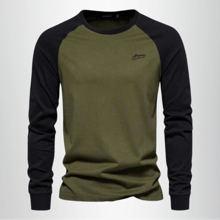 Herren-T-Shirt aus Baumwolle – Raglanärmel, minimalistischer Stil