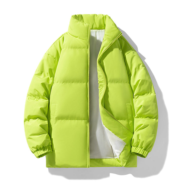 Veste Homme Matelassé Col Montant – Isolation Épaisse