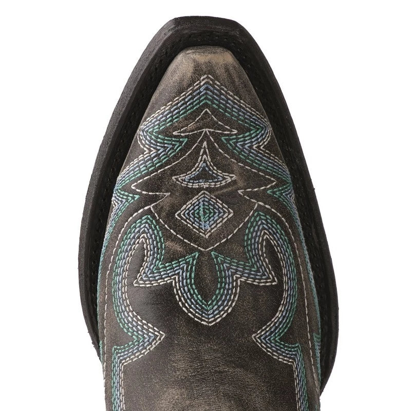 Spitze bestickte Damen-Stiefeletten – elegante Silhouette