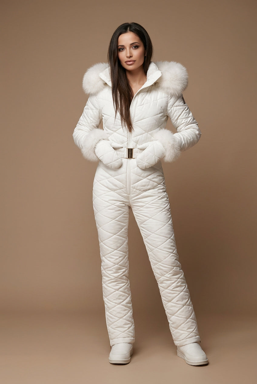 Combinaison Femme Matelassée – Style Street avec Zip Intégral