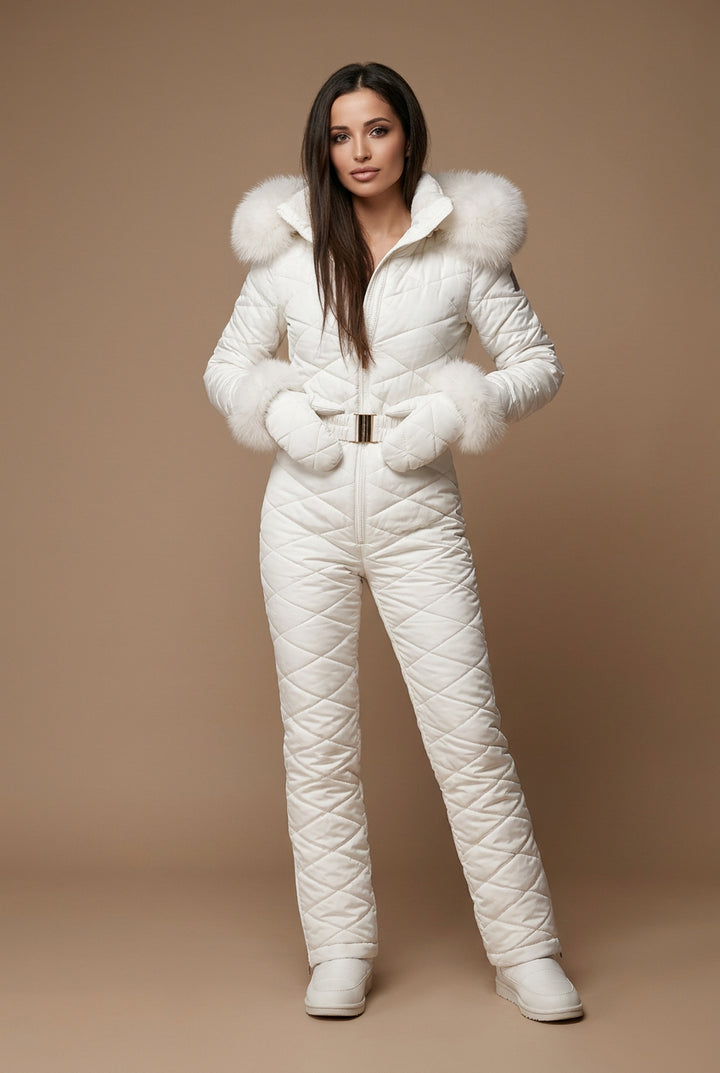 Combinaison Femme Matelassée – Style Street avec Zip Intégral