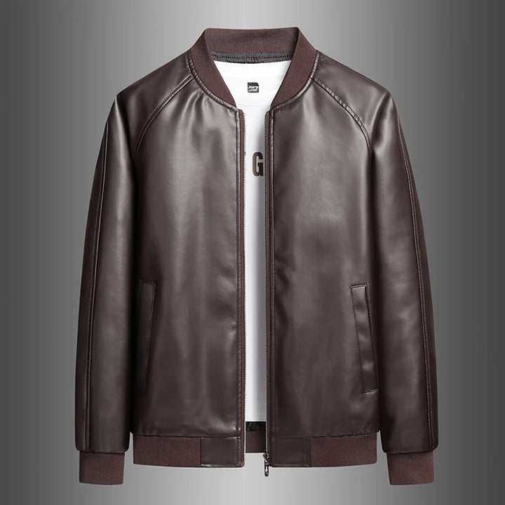Cazadora slim de hombre – Cuello alto minimalista