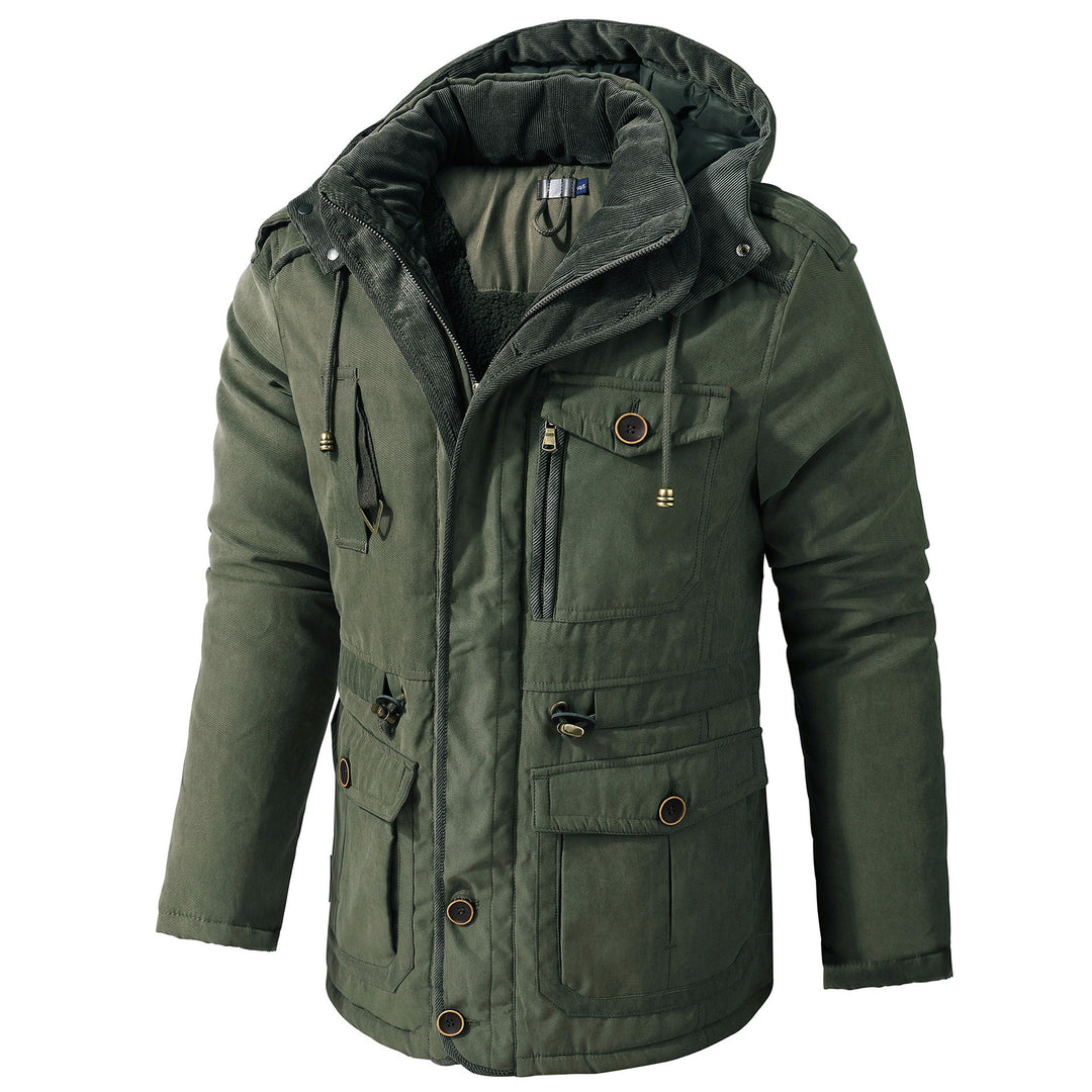 Veste Homme mi-longue doublée polaire – Confort et chaleur