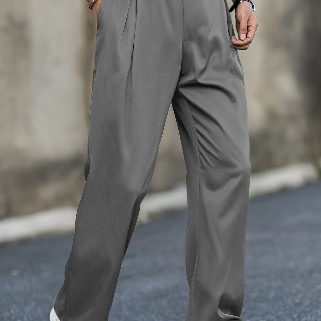 Kurze Hose Herren – Hohe Taille, gerader Stretch-Schnitt