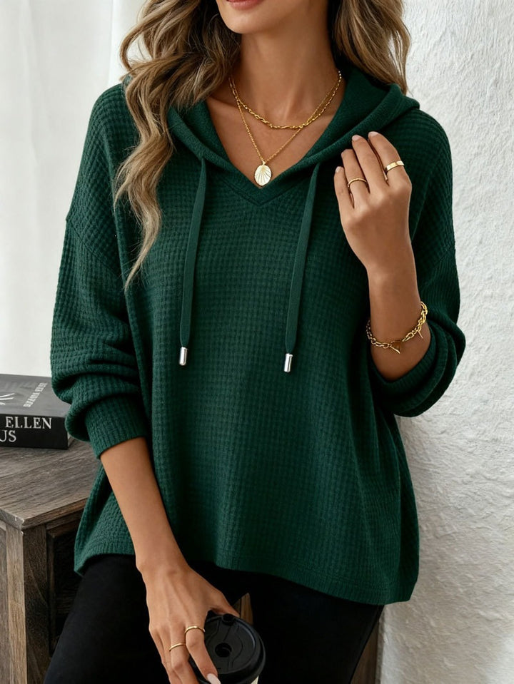 Sweat à Capuche Femme – Coupe Décontractée Style Uni