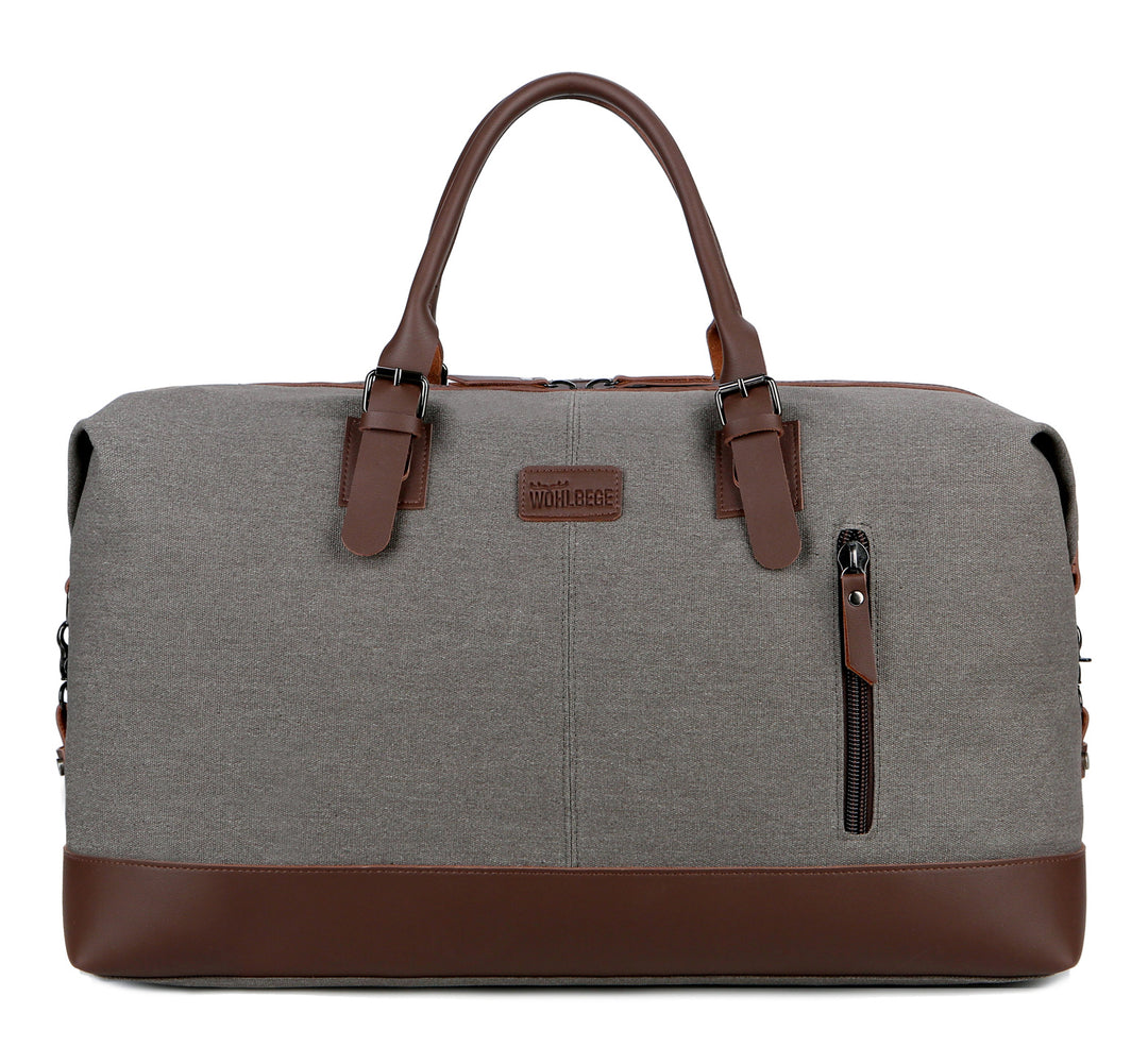 Borsa da viaggio uomo in tela – Capiente borsa a mano versatile