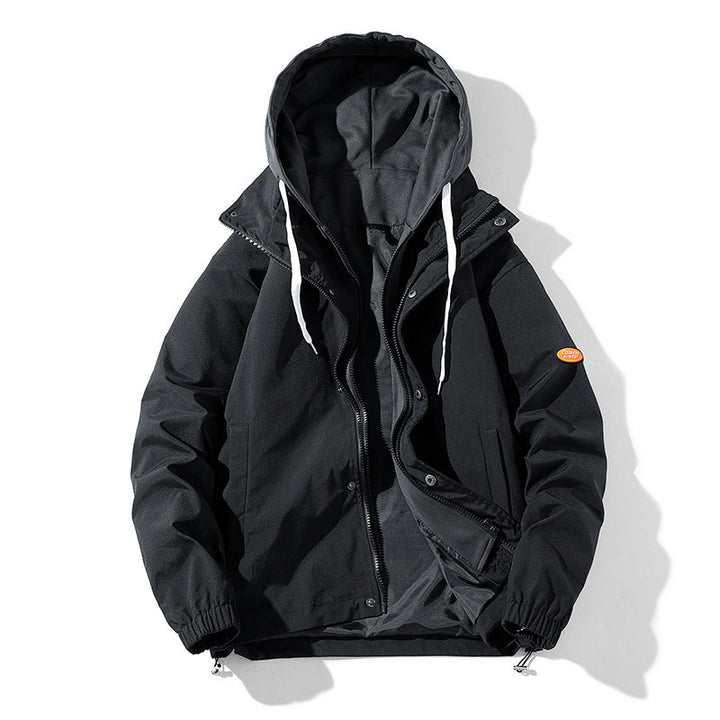 Veste à Capuche Homme – Coupe Décontractée Zippée Style Sport