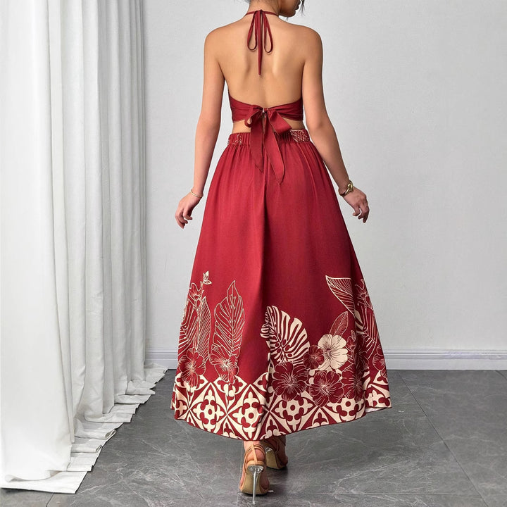 Completo Due Pezzi Donna Stampa Floreale – Taglio Slim