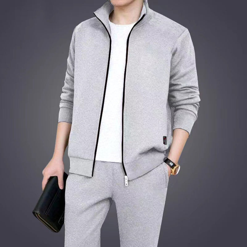 Ensemble Deux Pièces Homme – Veste Zippée Col Montant &amp; Jogger