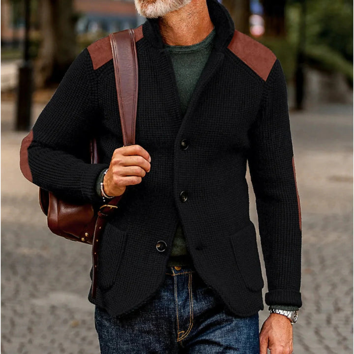 Herren-Cardigan – Retro-Style-Jacke mit lässigem Schnitt