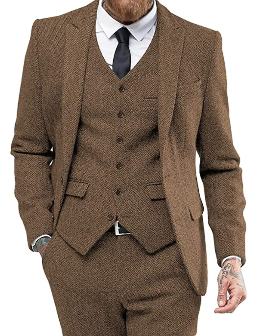 Pánský třídílný oblek – klasický krejčovský Set