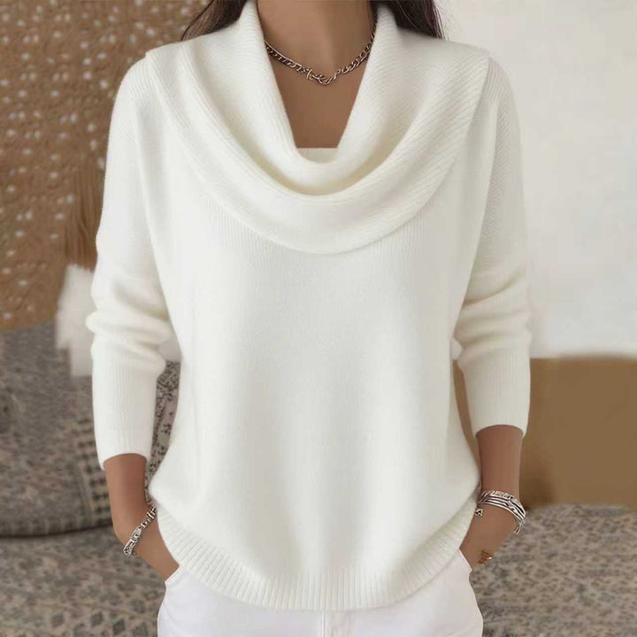 Pull Femme Coupe Décontractée – Maille Ample et Souple
