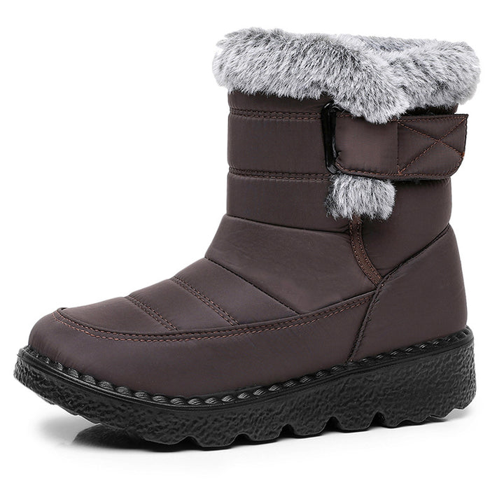 Botte Femme de Neige – Doublure Polaire et Cheville Rembourrée