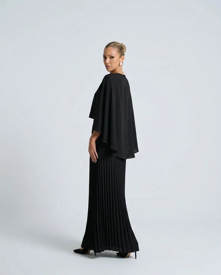 Robe Femme Maxi Manches Chauve-souris Coupe Décontractée.