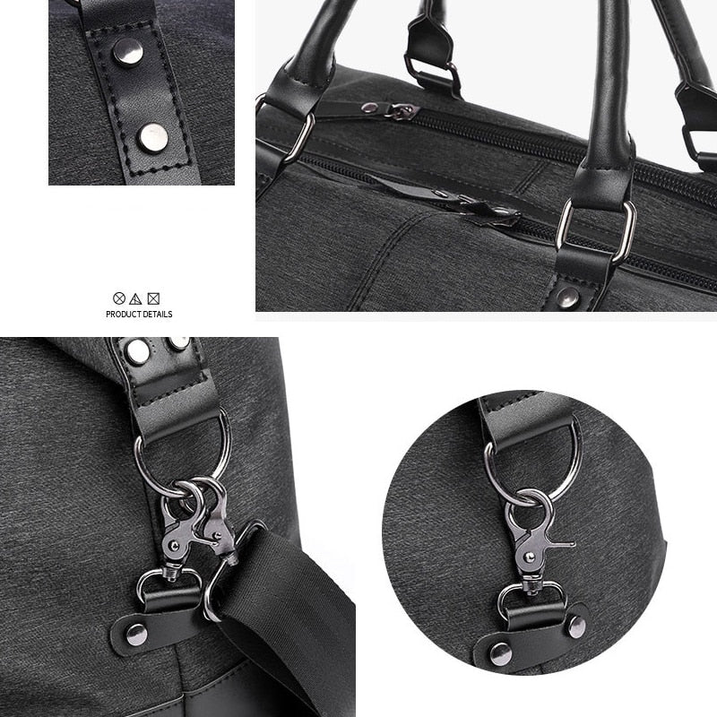 Borsa da viaggio uomo grande capacità – Tessuto Oxford idrorepellente