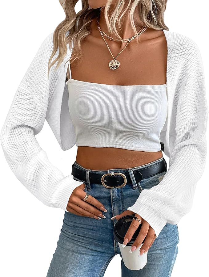 Geribbeld damesvest - Kort en open model