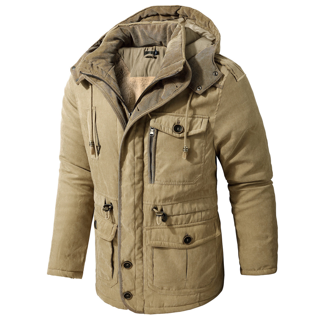 Veste Homme mi-longue doublée polaire – Confort et chaleur