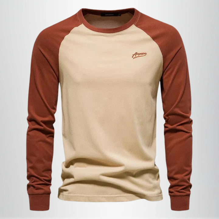 Herren-T-Shirt aus Baumwolle – Raglanärmel, minimalistischer Stil