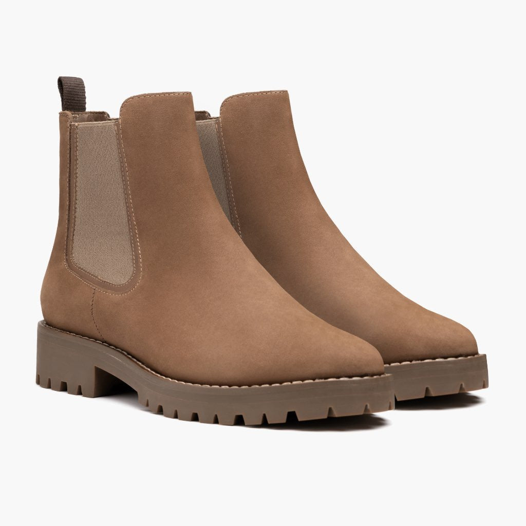 Bottes Femme à Plateforme – Semelle Crantée, Tige Basse